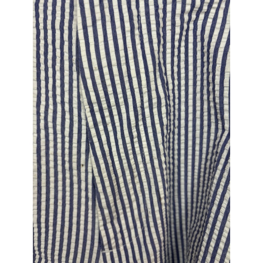 Brooks Brothers 346 Shorts Mens 38 Blue‎ & White Stripe Seersucker 100% Cotton - Picture 4 of 5